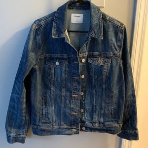 Old navy jean jacket /dark blue/ size large